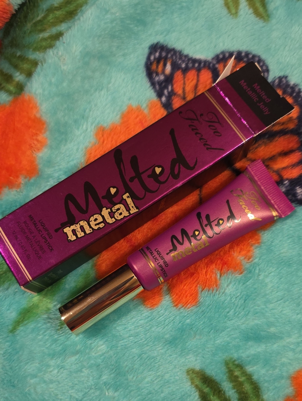 Too Faced Melted Metallic Jelly Liquified Metallic Lipstick NIB Full Size